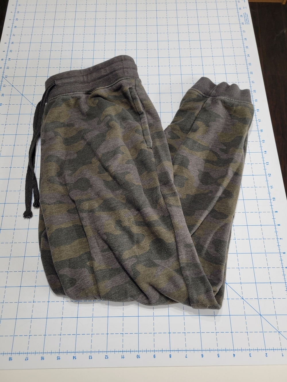 Camo Drawstring Jogger Pants